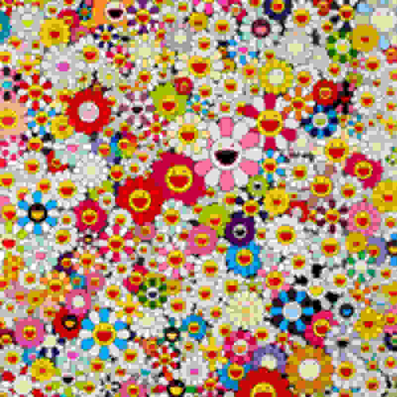 Takashi Murakami Flowers In Heaven A Set Of 9 天堂上的花 9張一組 村上隆 10 Available For Sale Artsy