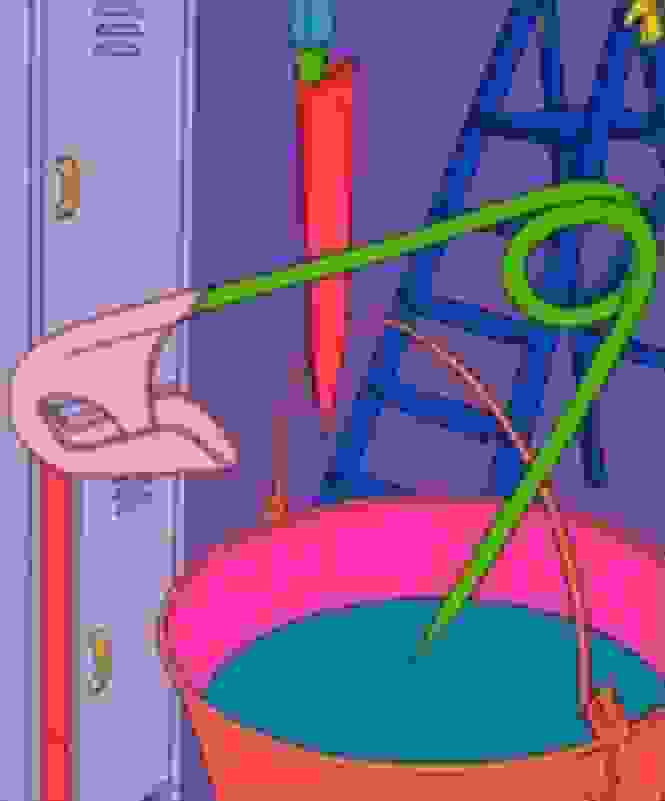 Michael Craig-Martin  Intimate Relations: Safety Pin (2001