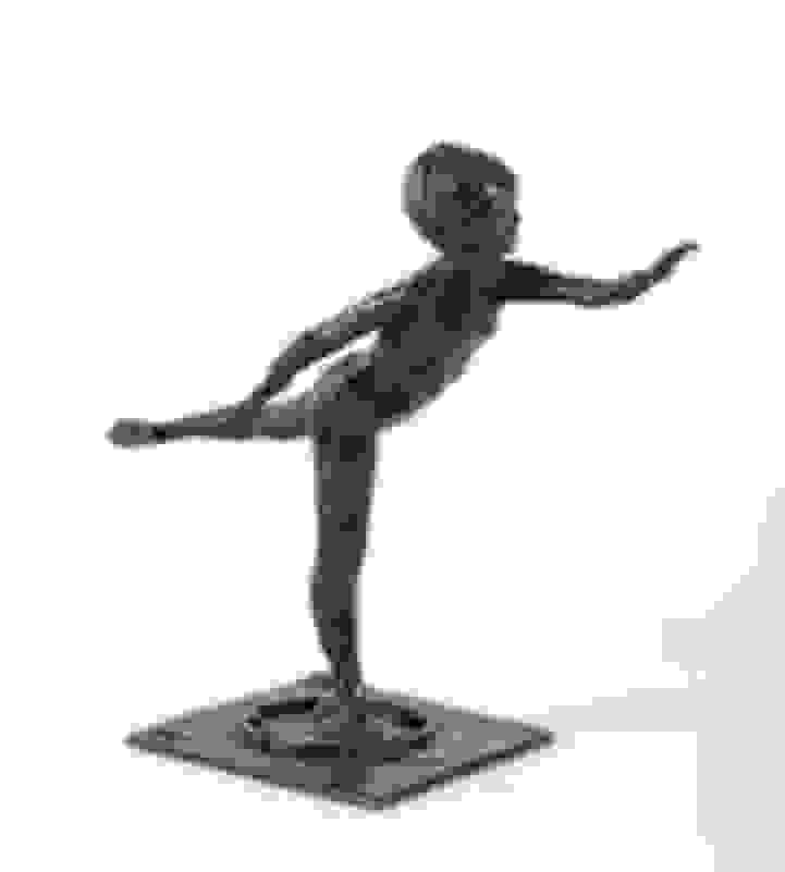 Danseuse, arabesque ouverte sur la jambe droite, bras droit à terre, Modern & Contemporary Evening Auction, 2022