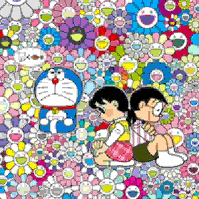 Takashi Murakami, SUPERFLAT MY FIRST LOVE FLOWERS (2010)