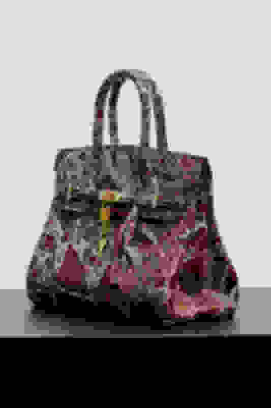 Phantom art Bordeaux Marble Bag (2024) Artsy