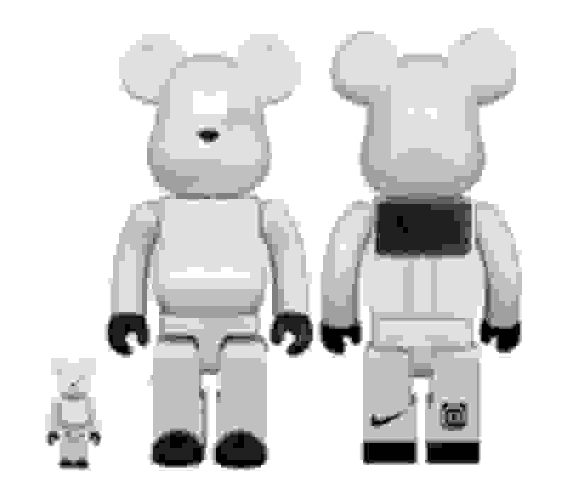 BE@RBRICK BEARBRICK Nike SB White (400% 100%) (2020) Artsy