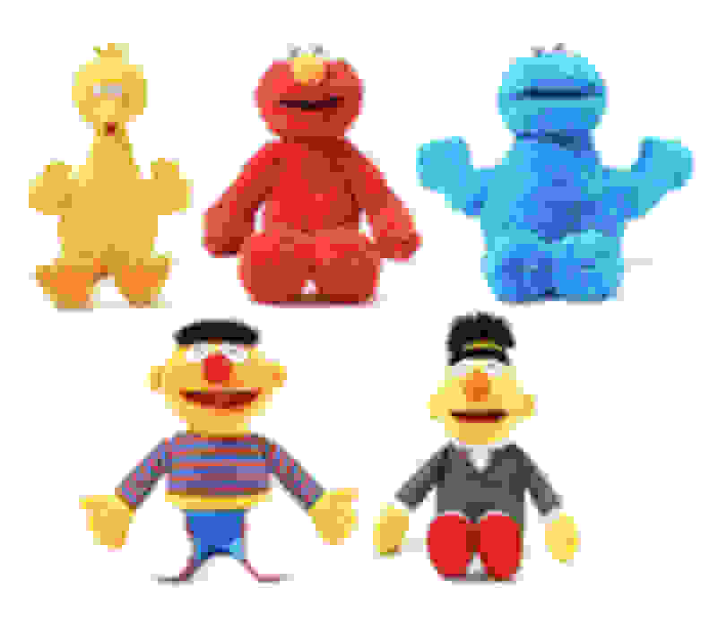 KAWS | 'Sesame Street' 5x-Plush Figure Set |