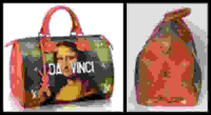 Jeff Koons, Louis Vuitton Da Vinci bag (signed and dated by Jeff Koons)  (2017), Available for Sale