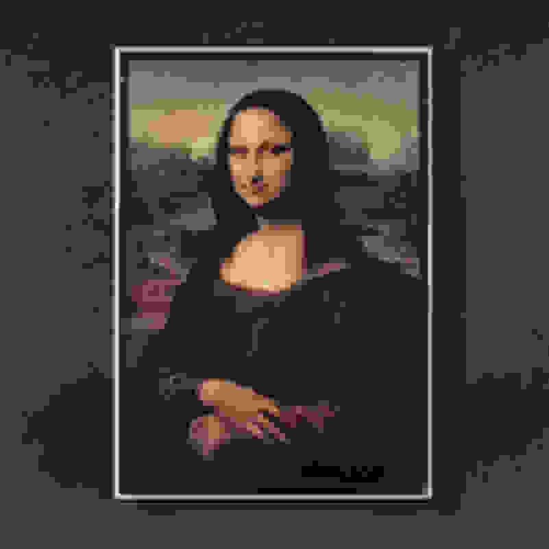 Virgil Abloh X Mona Lisa Printable Digital Art Wall 