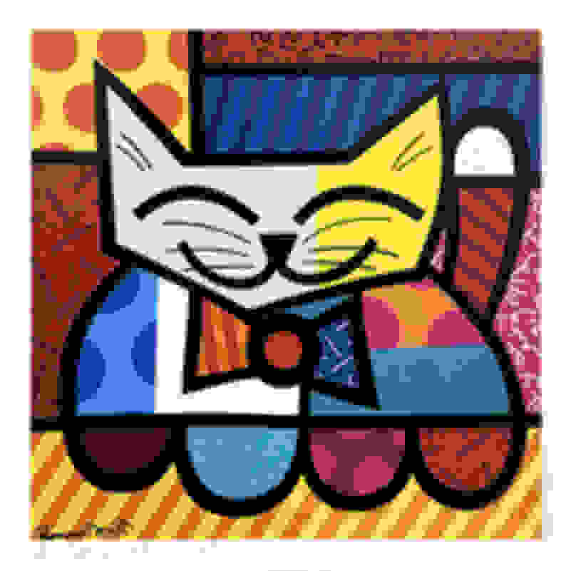 Romero Britto Cats Art Game – Pop Art Project for Elementary Art