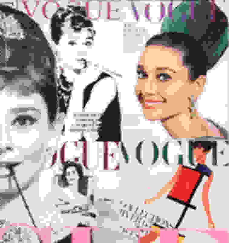 High Detailed Pop Art Style Audrey Hepburn with Chanel · Creative Fabrica