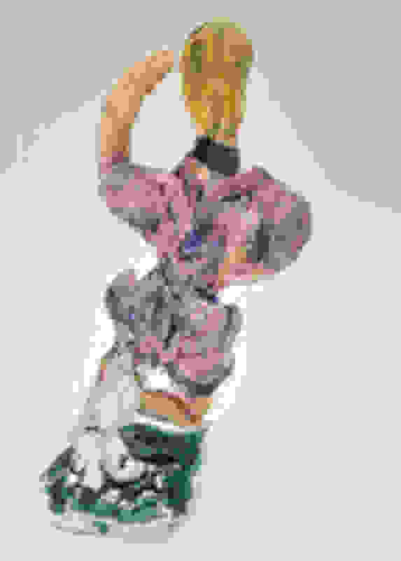 Ann Rothman | Purple Ballarina (Circus, Whimsical, Viola Frey, Delicate ...