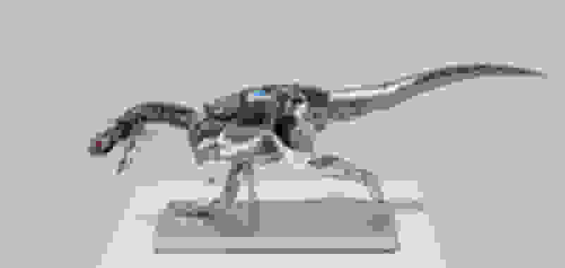 FIGURINE DINOSAURE CYBORG Hajime Sorayama T-Rex argent EUR 2.413,27 FIGURINE DINOSAURE CYBORG Hajime Sorayama T-Rex argent EUR 2.413,27