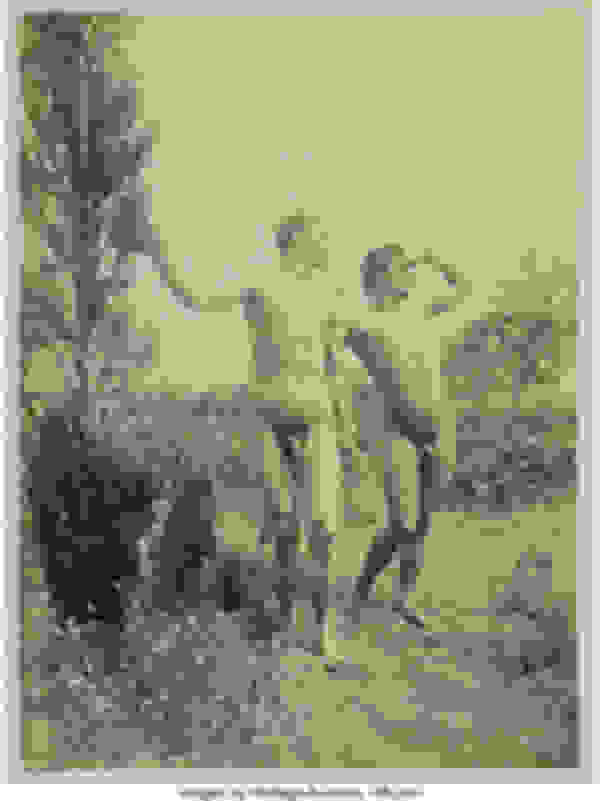 Guglielmo von Pluschow 'En Plein Air' Nude Studies (five Photographs