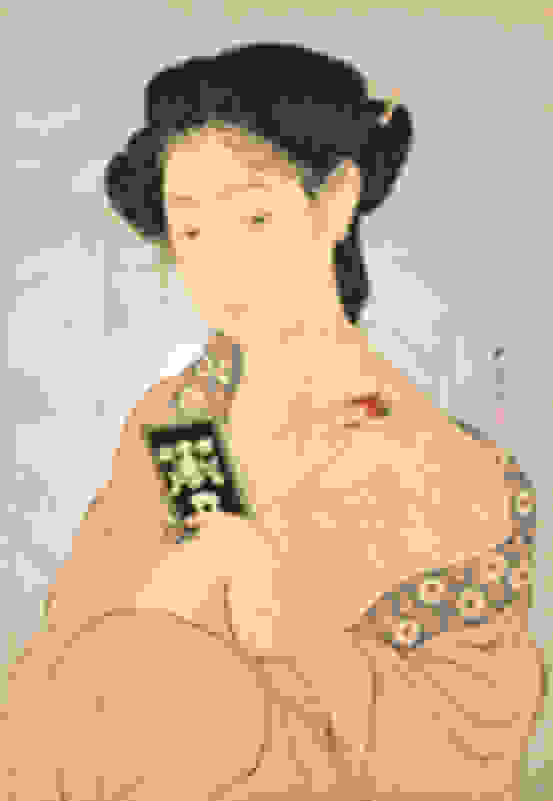 Ayollar kiyinish xonasida, yalangoch Vaginal sharbatning fotosurati