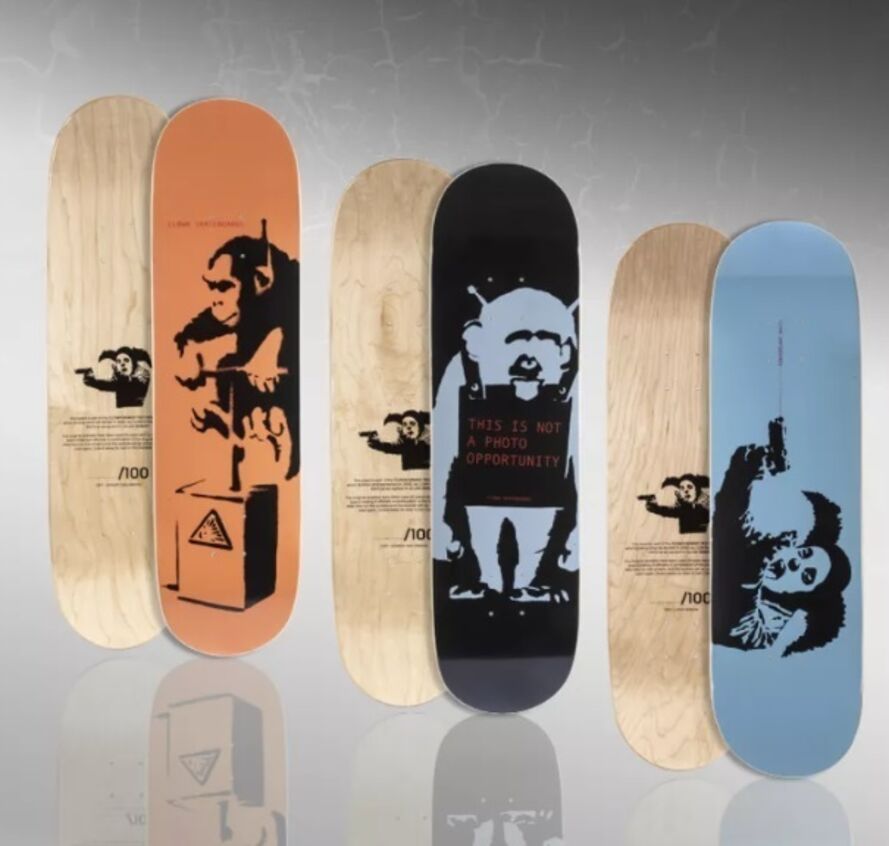 Banksy X Clown Skateboards - Artworks for Sale & More | Artsy