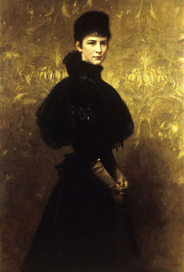 Gyula Benczúr | Portrait of Empress Elizabeth (1899) | Artsy