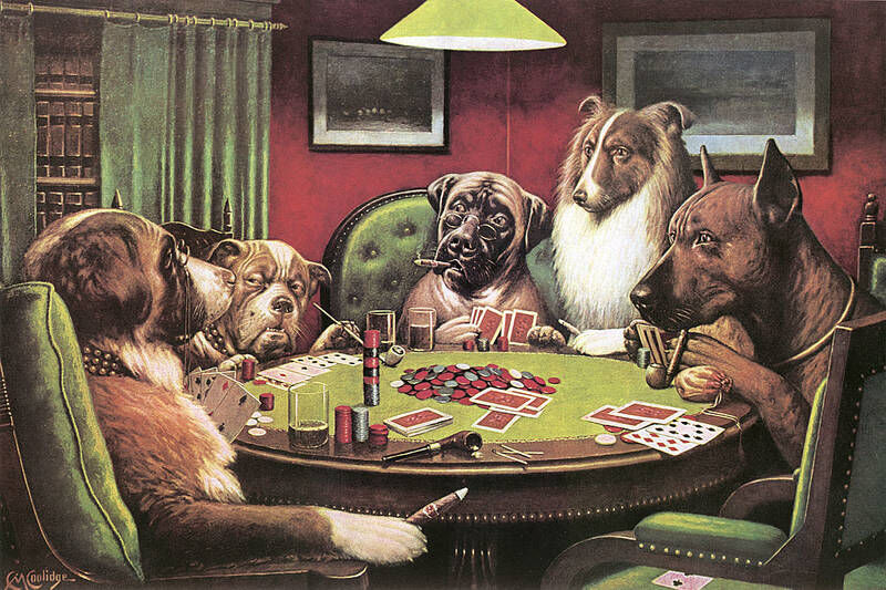 Why This Painting Of Dogs Playing Poker Has Endured For Over 100 Years |  Artsy