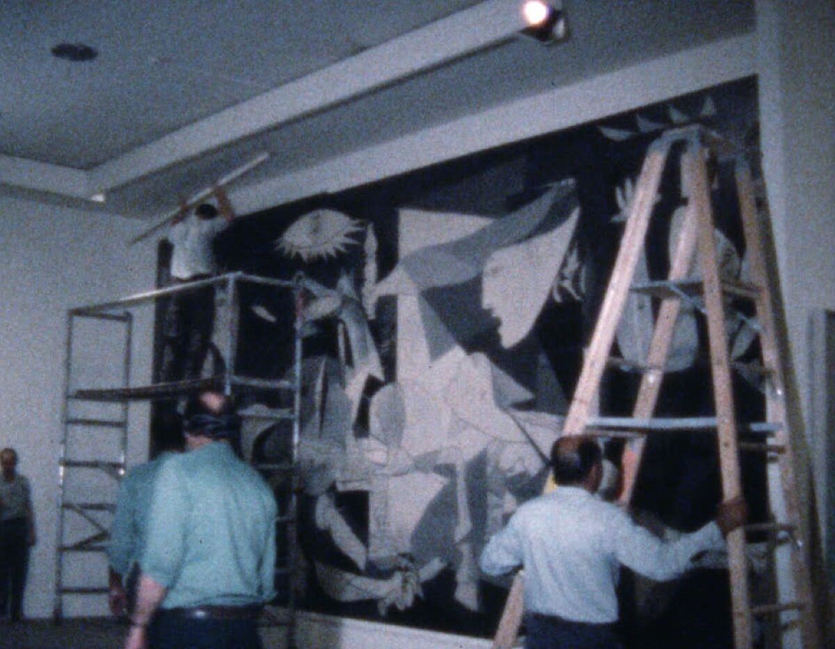 Anny Aviram and Kate Keller, The Departure of Guernica. 1981. Courtesy of the Museum of Modern Art. 