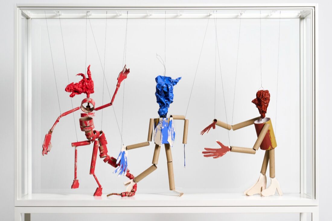 George Baselitz’s first-ever marionette designs to debut in Austria. George Baselitz’s first-ever marionette designs to debut in Austria.