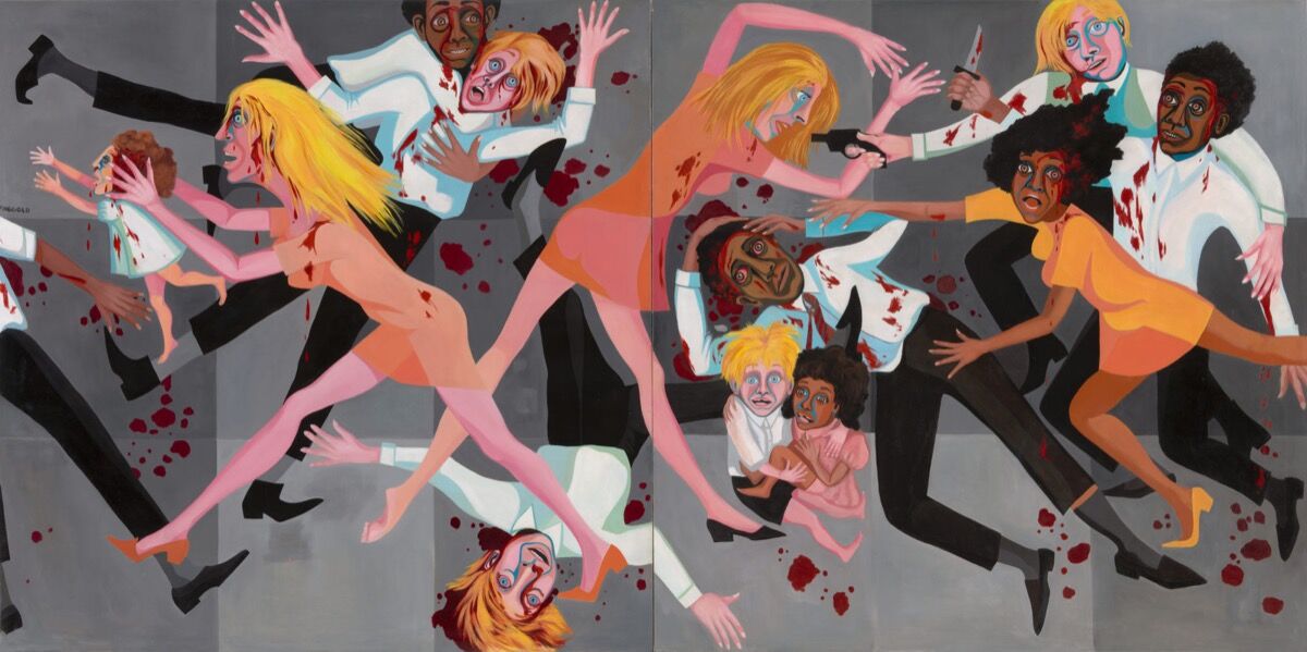 Faith Ringgold, American People Series #20: Die, 1967. Courtesy of the Museum of Modern Art.