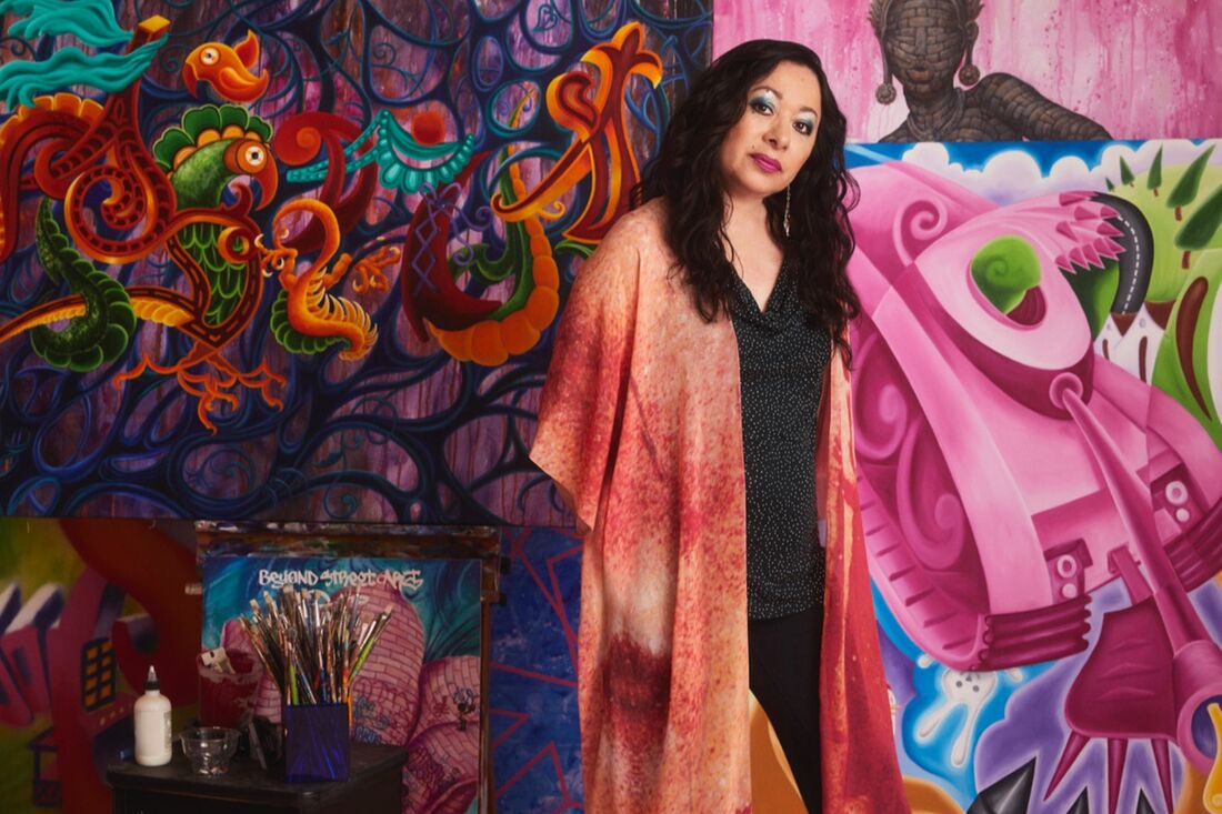 Street artist Lady Pink to create mural at MoMA PS1. Street artist Lady Pink to create mural at MoMA PS1.