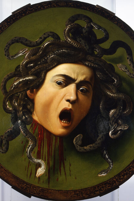 Gorgon Medusa Snake Hair Woman Female Symbol Greek Roman Statue Sculpture 