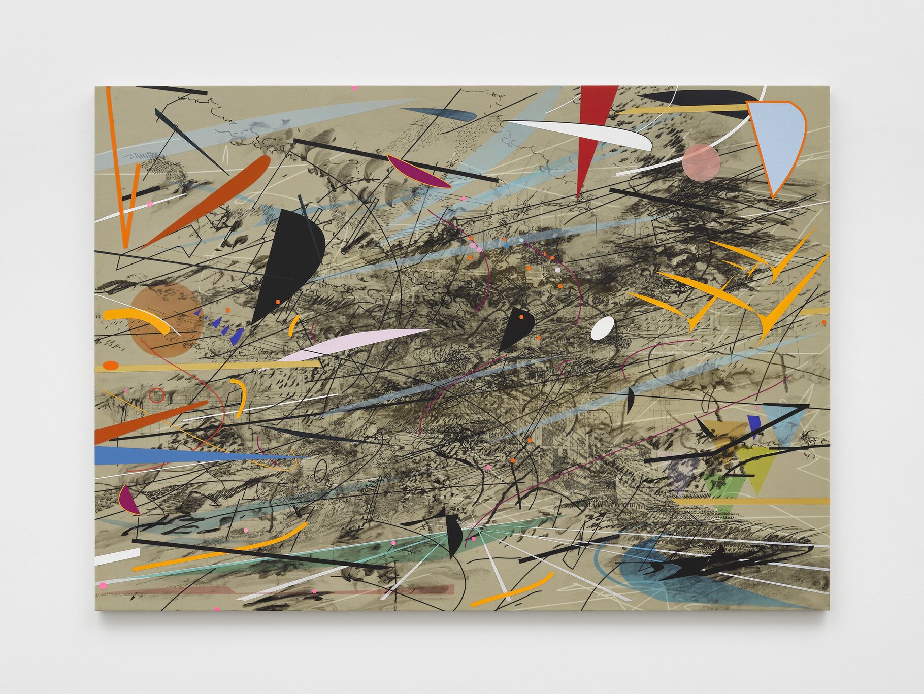 Julie Mehretu, Charioteer, 2007. Courtesy of White Cube.