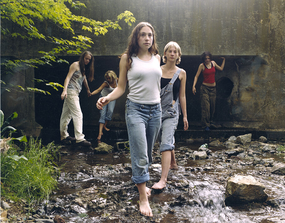 Natural Nudist Girls Groups Naked - Justine Kurland's Photos Envisioned a Fierce Army of Girls, Forging Their  Own Paths | Artsy