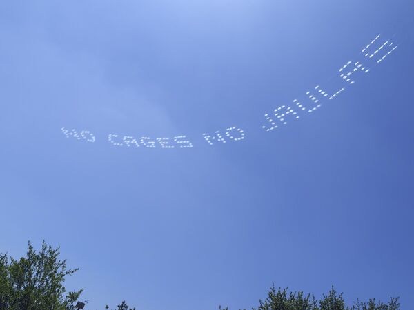 80 Artists Mark Independence Day By Skywriting Messages About