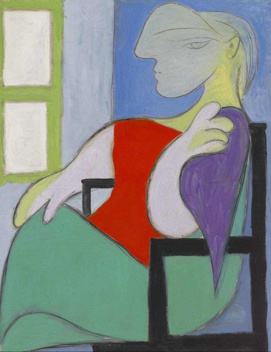 Pablo Picasso, Femme assise près d&#x27;une fenêtre (Marie-Thérèse), 1932. Courtesy of Christie’s Images Ltd.