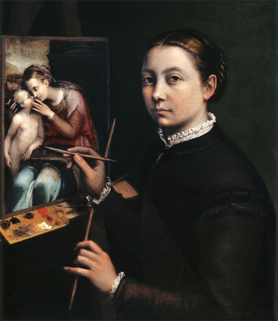 female portrait art