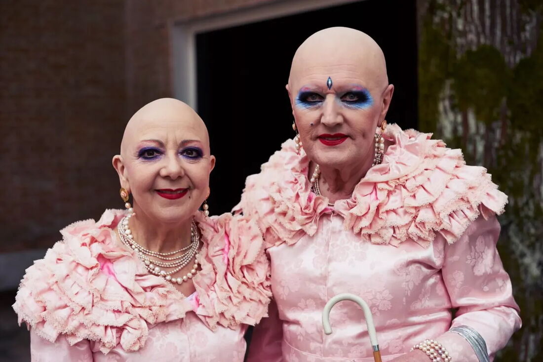 Eva, half of iconic performance art couple Eva & Adele, has died. Eva, half of iconic performance art couple Eva & Adele, has died.