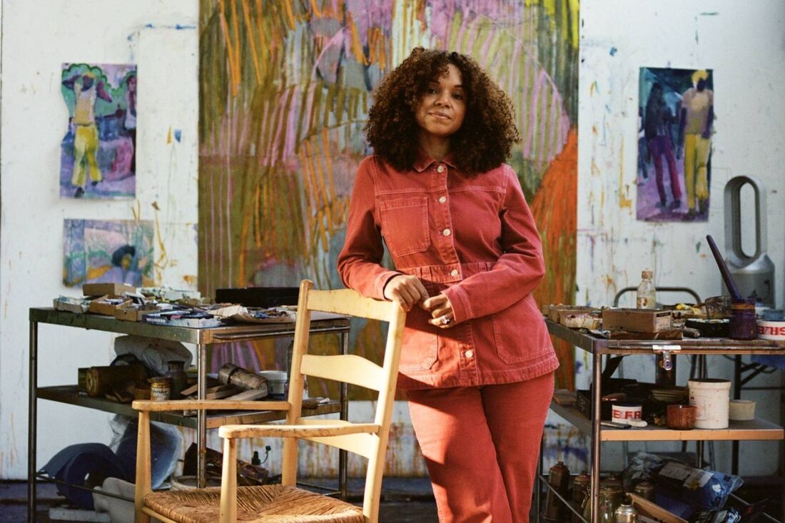 Christina Kimeze’s Freewheeling Paintings Capture the Joy of Rollerskating Christina Kimeze’s Freewheeling Paintings Capture the Joy of Rollerskating