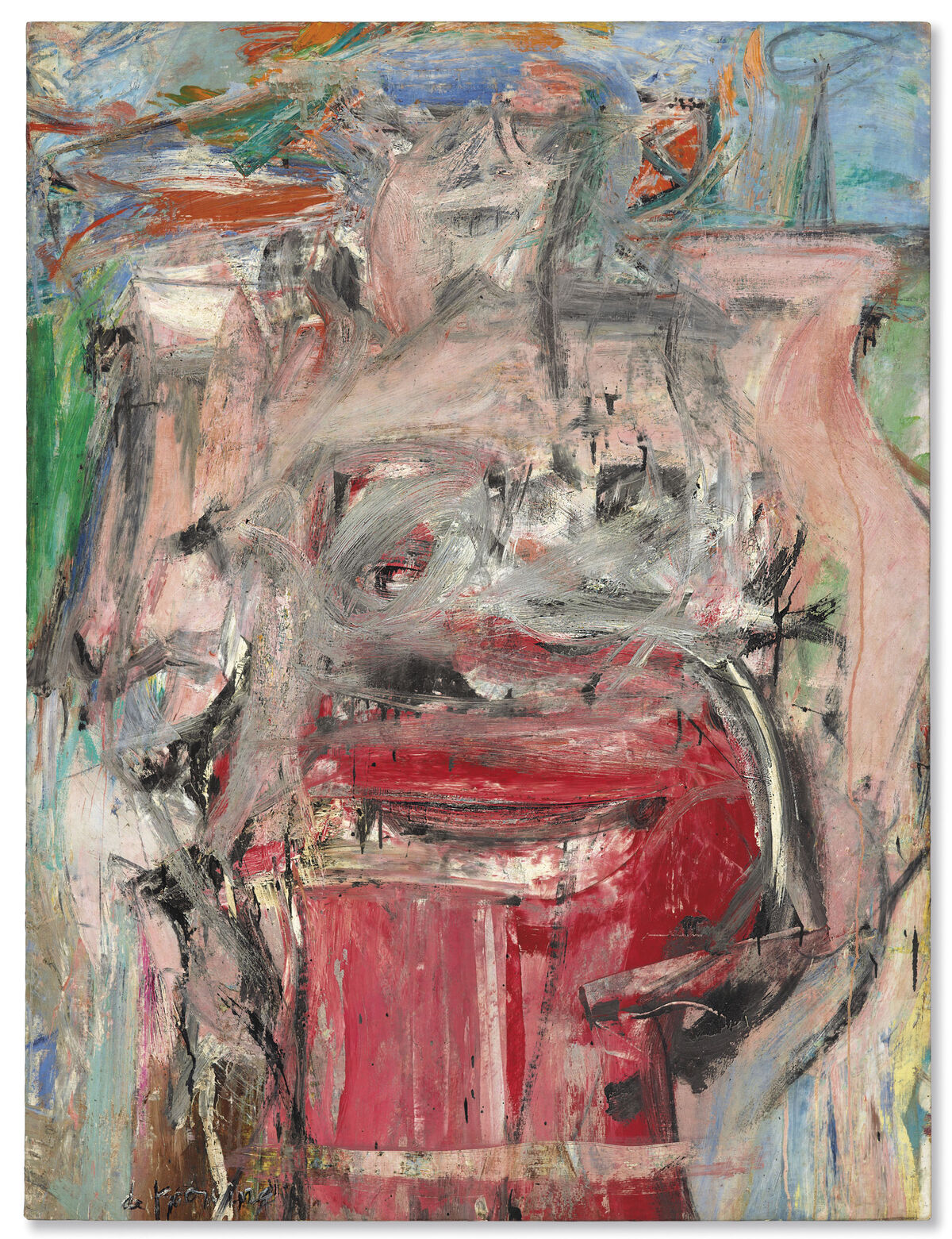 Willem de Kooning, Woman as Landscape, circa 1954-55. Courtesy of Christie’s.