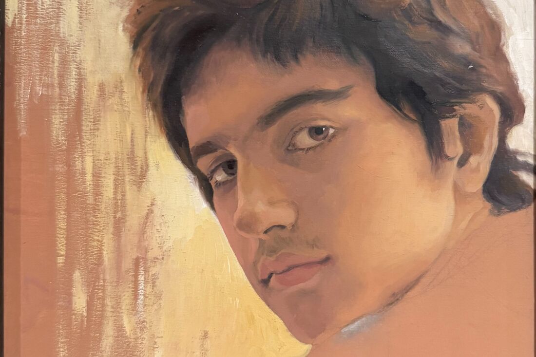 New York mayoral candidate Zohran Mamdani appears in an early Salman Toor painting. New York mayoral candidate Zohran Mamdani appears in an early Salman Toor painting.