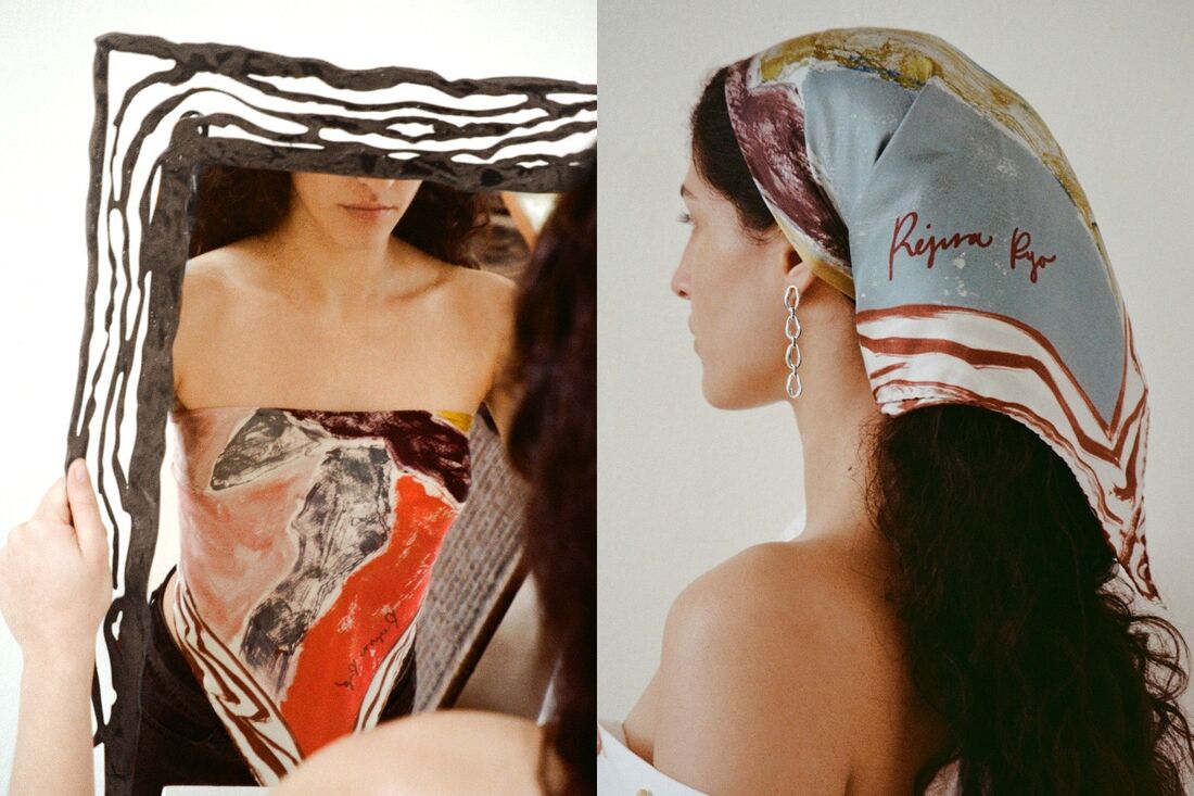 Edvard Munch collection launched by fashion designer Rejina Pyo. Edvard Munch collection launched by fashion designer Rejina Pyo.