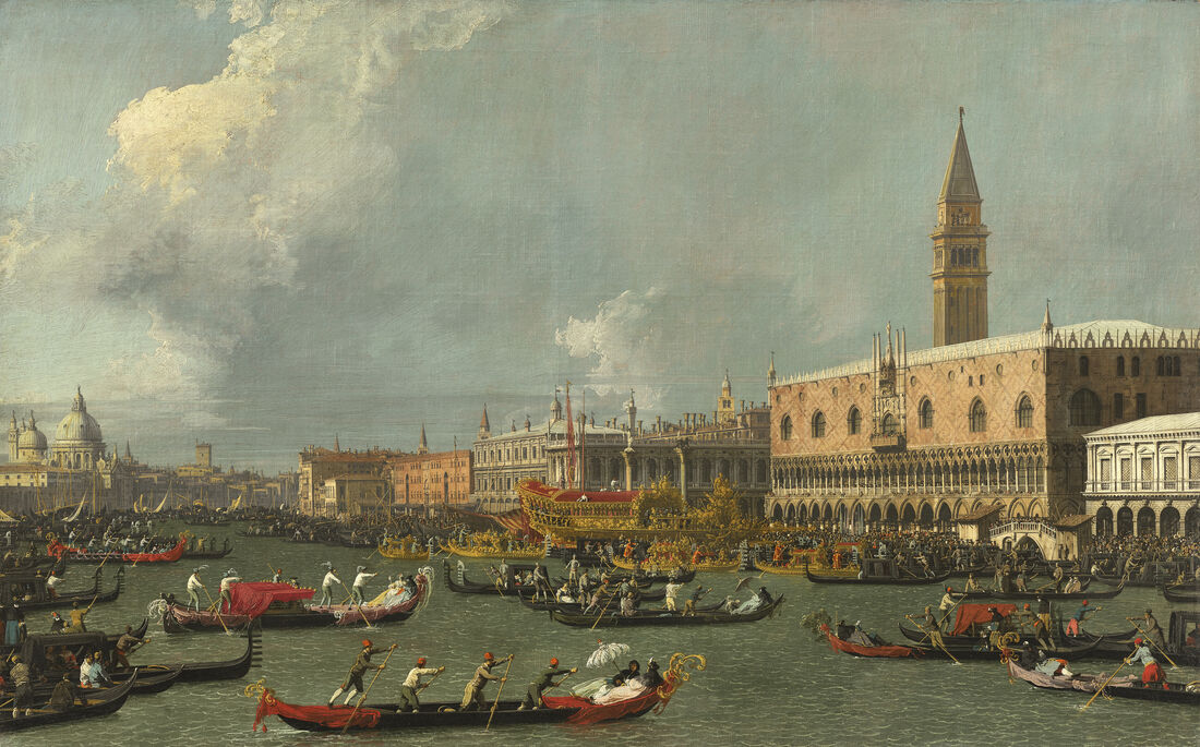 .9 million Canaletto painting of Venice shatters artist auction record. .9 million Canaletto painting of Venice shatters artist auction record.
