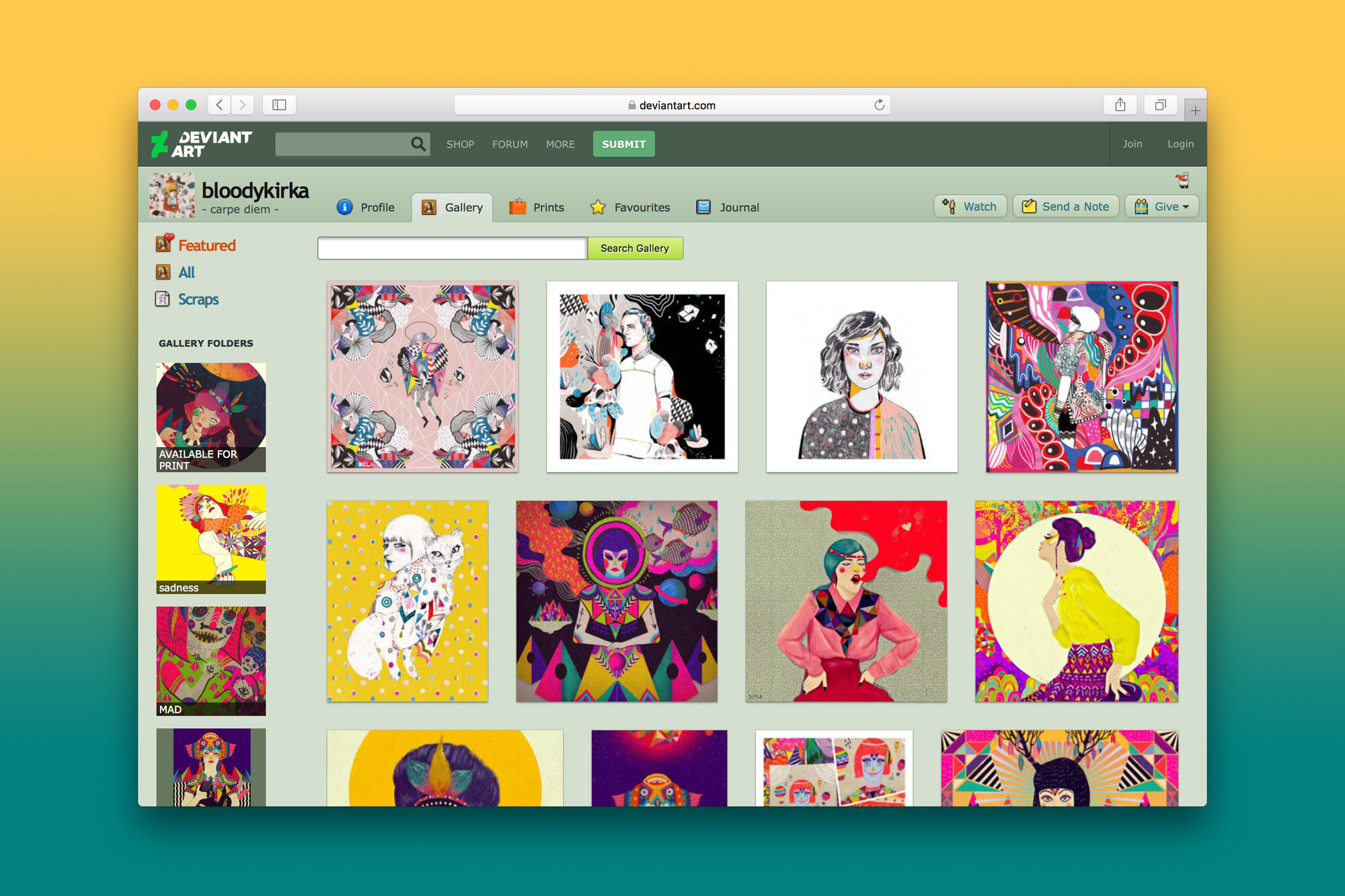 The largest online art gallery and community