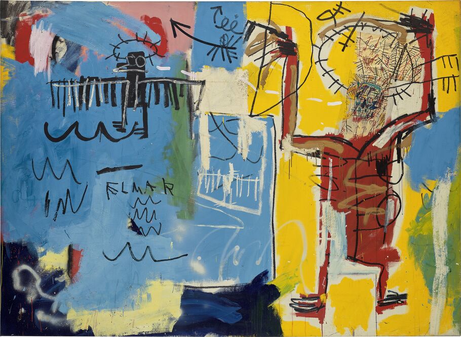 Jean-Michel Basquiat, Untitled (ELMAR), 1982. Courtesy of Phillips.
