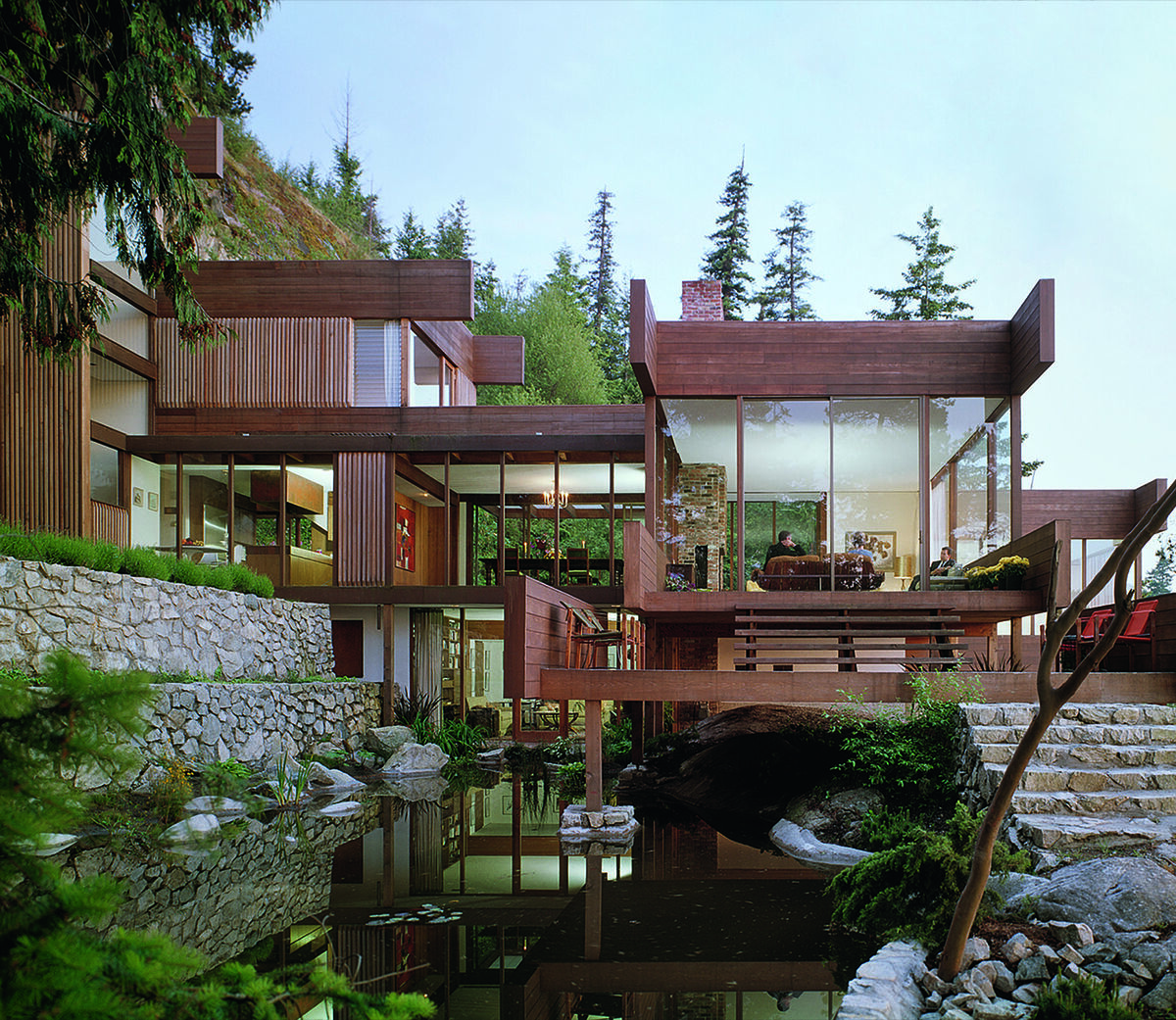 Arthur Erickson, Graham House, 1962, West Vancouver, British Columbia, Canada. Photo by Ezra Stoller/Esto. Courtesy of F2 Architecture and Phaidon.
