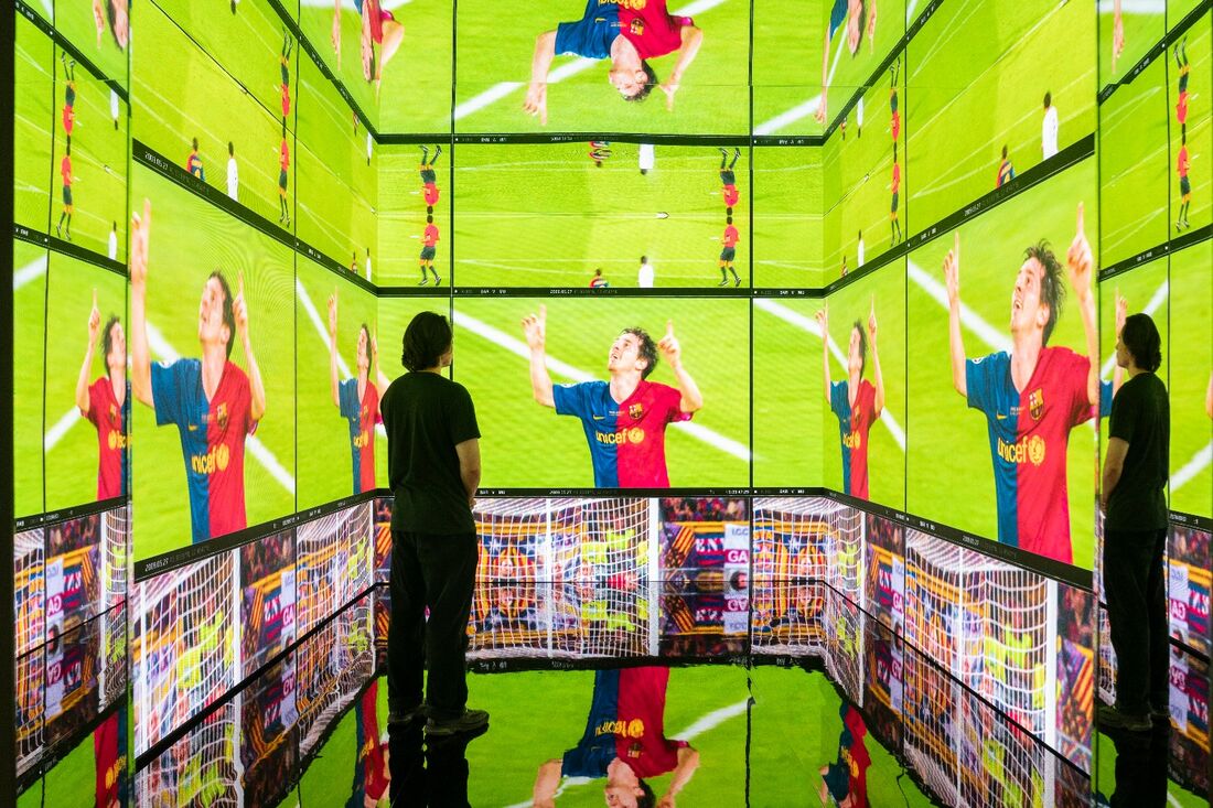 Lionel Messi–inspired AI artwork fetches .87 million at Christie’s. Lionel Messi–inspired AI artwork fetches .87 million at Christie’s.