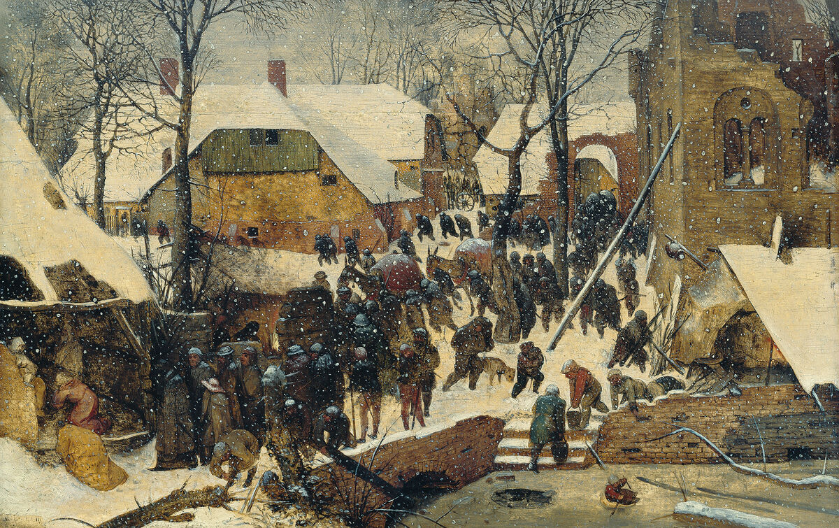 Pieter Bruegel the Elder, The Adoration of the Magi in the Snow, 1563. Image via Wikimedia Commons.