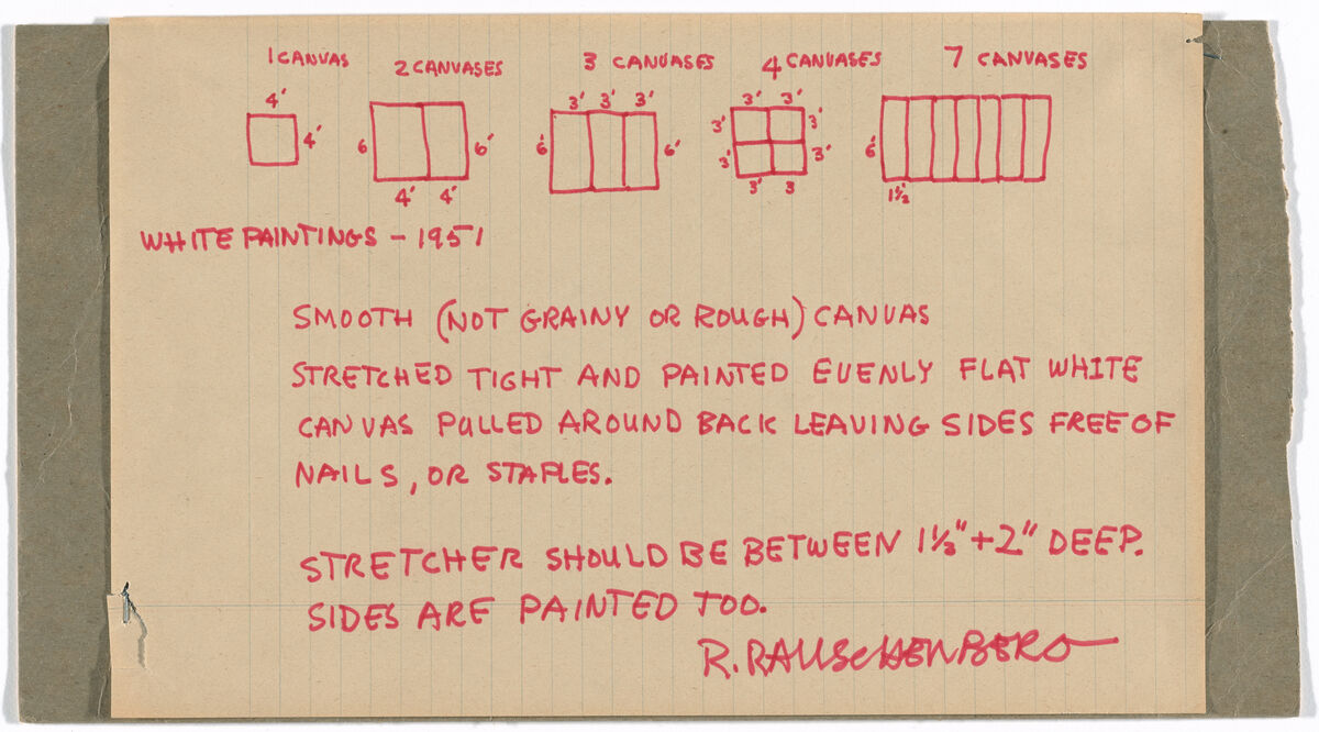 Understanding 11 Great Artists Through The Instructions They Left Behind Artsy