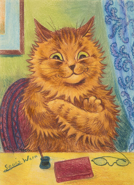 The Colorful, Dancing, Psychedelic Cats Of Louis Wain | Artsy