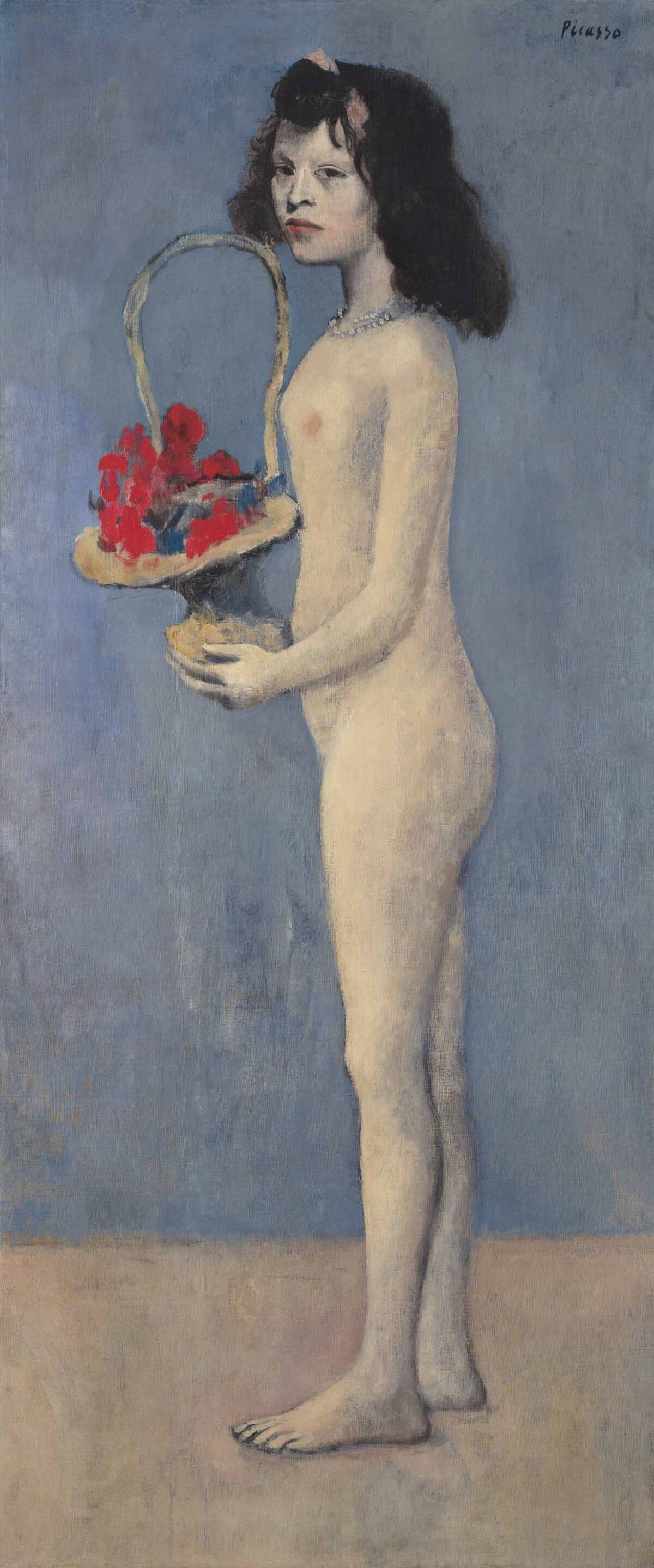 Pablo Picasso, Fillette à la corbeille fleurie, 1905. Courtesy of Christie’s. 