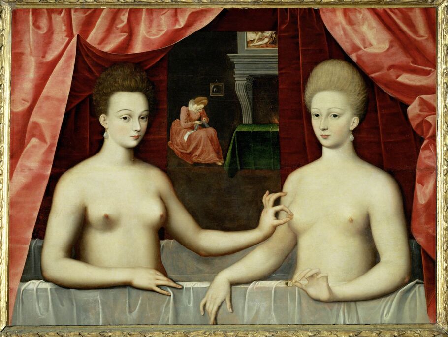 Renaissance Nude Lesbians - The Meaning behind Gabrielle D'EstrÃ©es and One of Her Sisters | Artsy