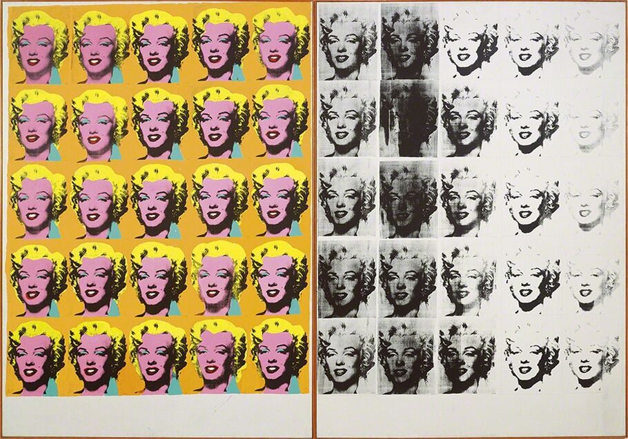 Andy Warhol - 1966 Cow Print Wallpaper Facsimile With 1964…