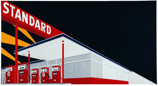 Ed Ruscha, Standard Station, Amarillo, Texas, 1963, do Young Museum