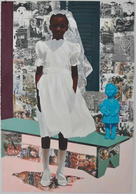 Njideka Akunyili Crosby, The Beautiful Ones, 2015