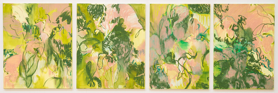 Olivia Botha, ‘Forgetting Seems Easy’, 2022, Painting, Oil stick and oil paint on canvas, Bode