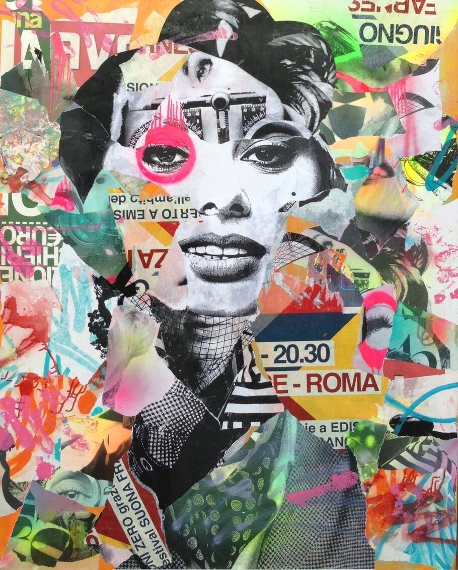 Pop Art, Fashion, and Graffiti Merge in DAIN's Street Art-Inspired Collages