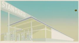1966 Standard Gas Station Art Art Print by Edward Ruscha - Fine 1966 Standard Gas Station Art Art Print by Edward Ruscha - Fine