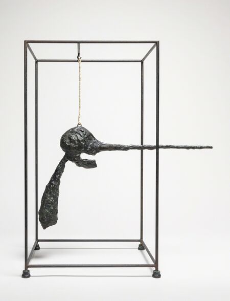 Alberto Giacometti, ‘Nose ( Le nez )’, 1947 (cast 1949), Sculpture, Bronze, wire, rope, and steel, Guggenheim Museum